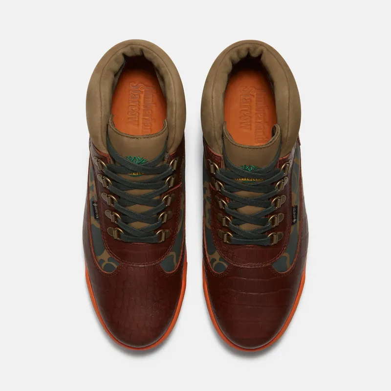 Timberland Field Boot Mid Lace Up Gore-Tex Starcow Medium Brown Camo (TB0A2NRW-A5C)