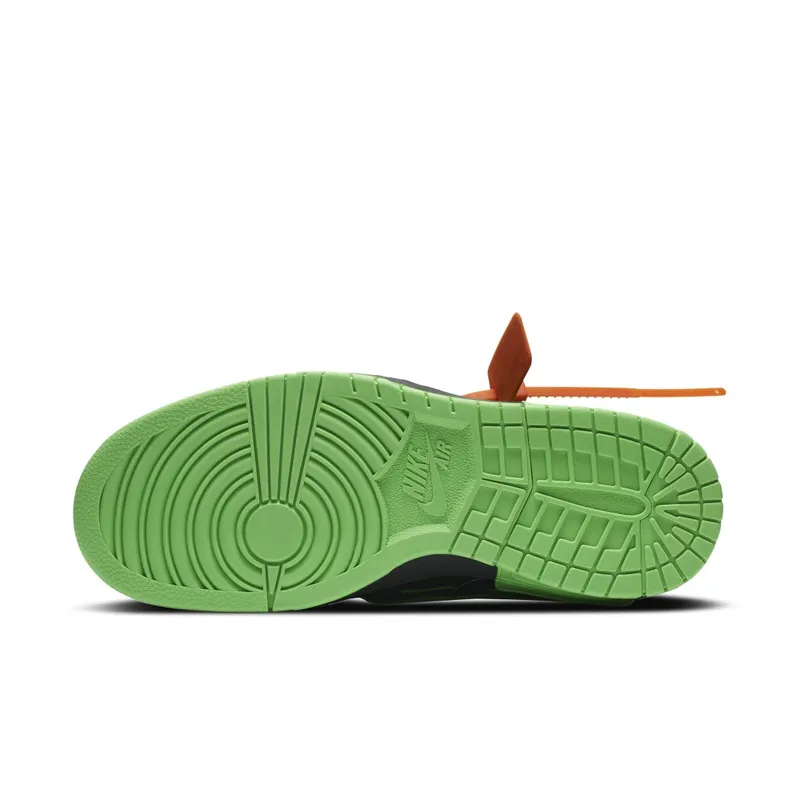 Nike Air Rubber Dunk Off-White Green Strike Black/White-Green Strike (CU6015-001)