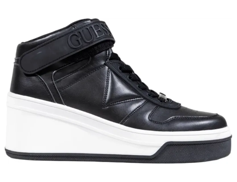 Guess – Rubeka Flfruk Ele12 Sneakers – Dames – Schoenen – Zwart (FLFRUK-ELE12-BLACK)