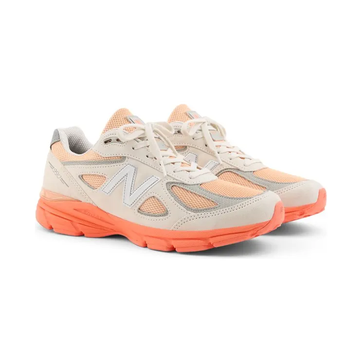 New Balance 990v4 “MiUSA Moonbeam Tangerine Heat” (U990MO4)