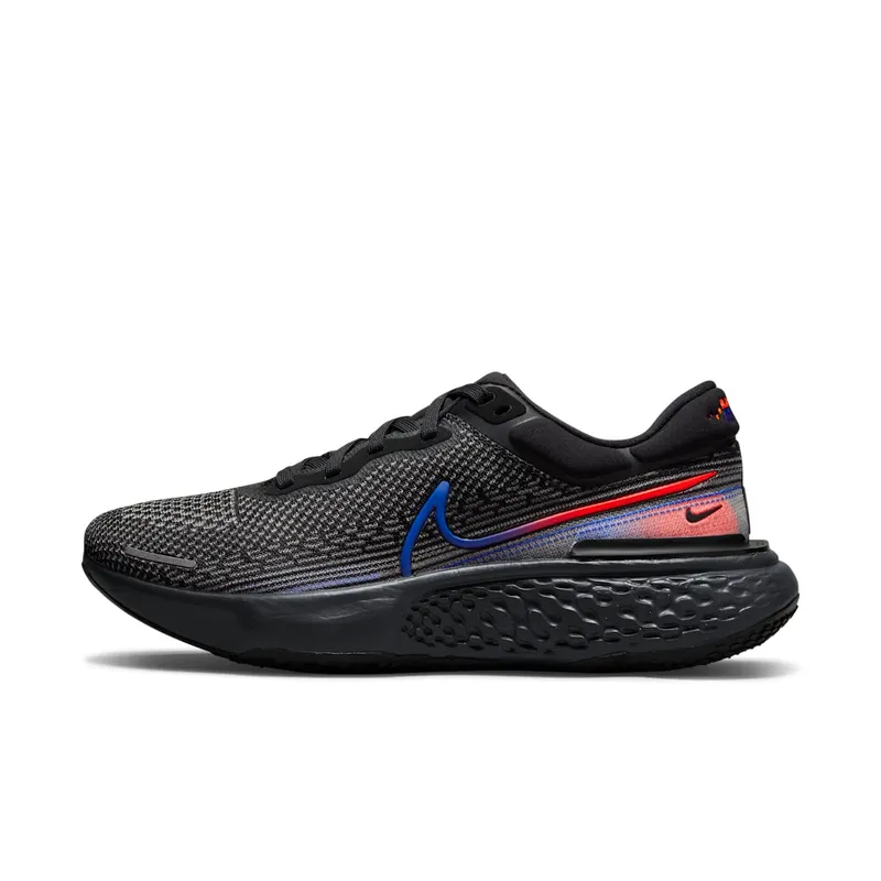 Nike ZoomX Invincible Run Flyknit Black Bright Crimson Racer Blue (DO6382-001)