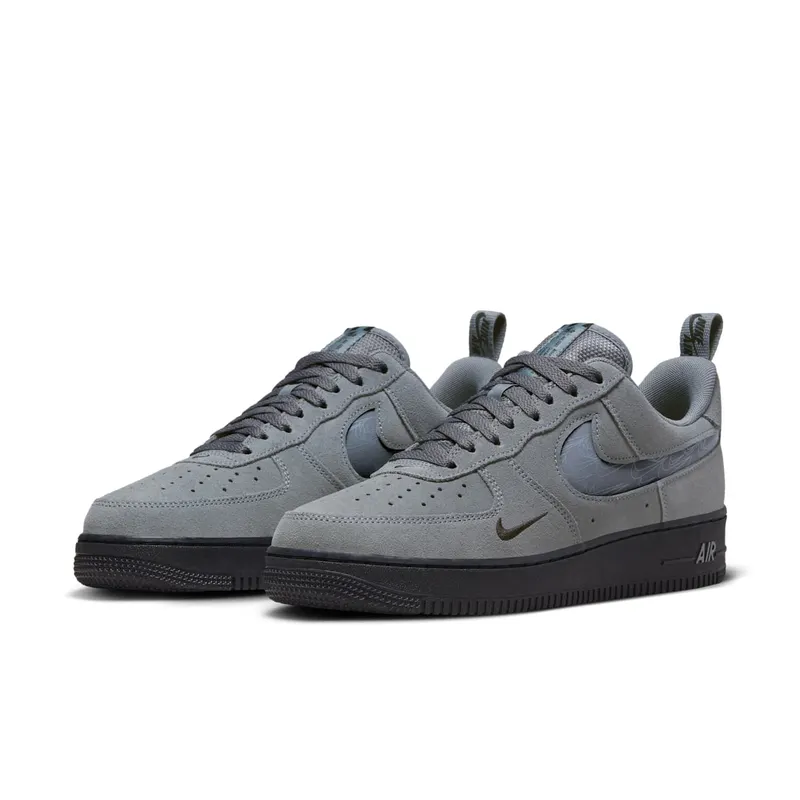 Nike Air Force 1 Low ’07 LV8 Reflective Swoosh Cool Grey (DZ4514-002)
