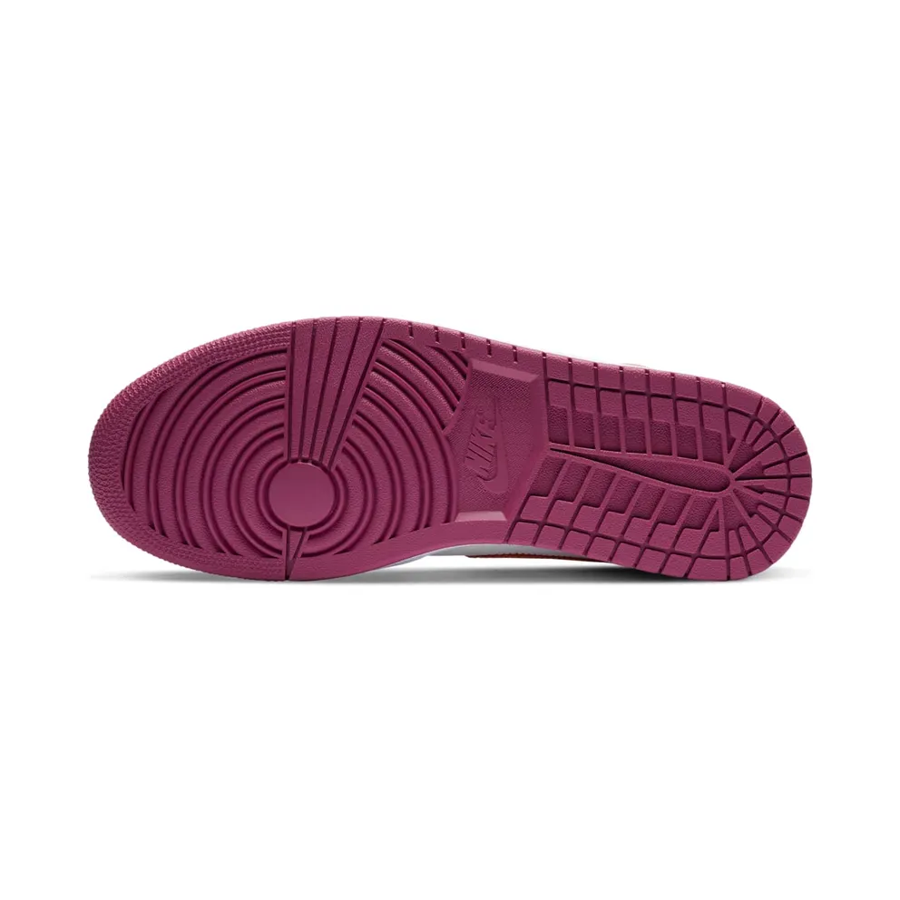 Jordan 1 Mid Dia de los Muertos White/Fuchsia-Orange-Black (DC0350-100)