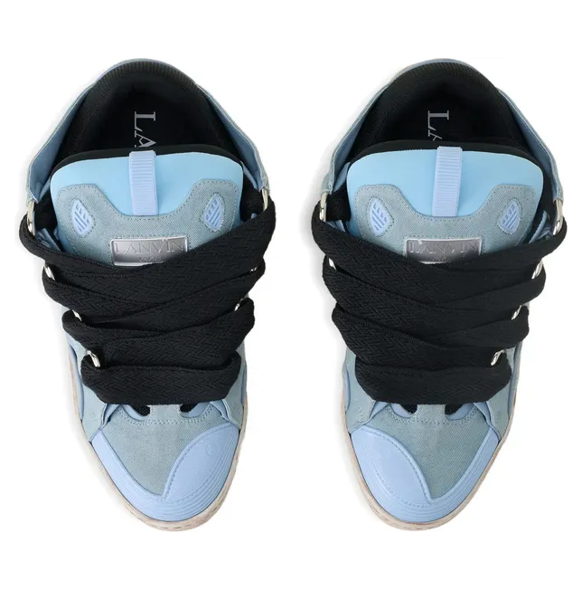 Lanvin Cut-out Lace-up “Blue” (FU-SKDK12 CANV-P26 20S3) (2)