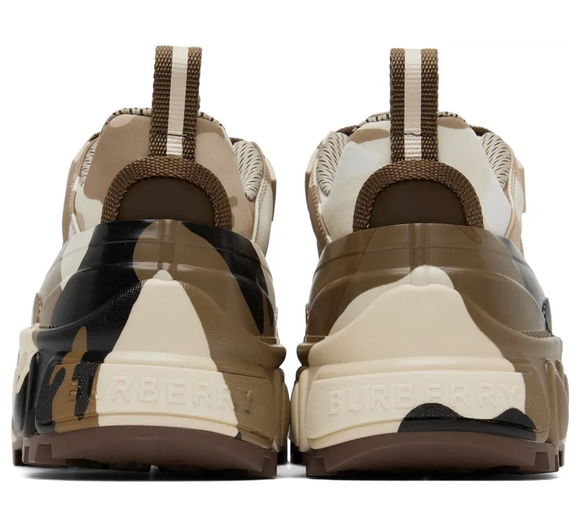 Burberry Brown Camouflage Arthur Sneakers (8053079) (2)