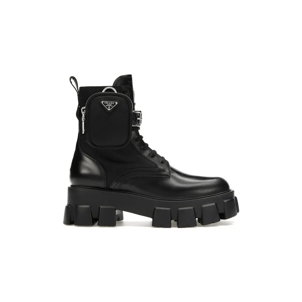 Prada Monolith 55mm Pouch Ankle Boots Black Leather (1T255M_3LJS_F0002_F_B055)