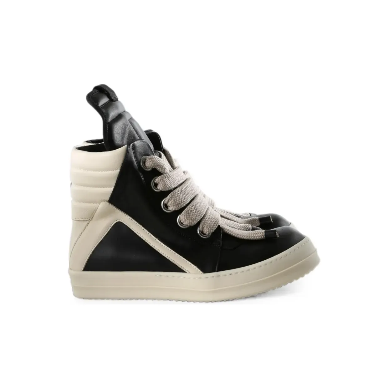 Rick Owens Geobasket High-Top-Sneakers “Black” (RU02F4898LCOW2)
