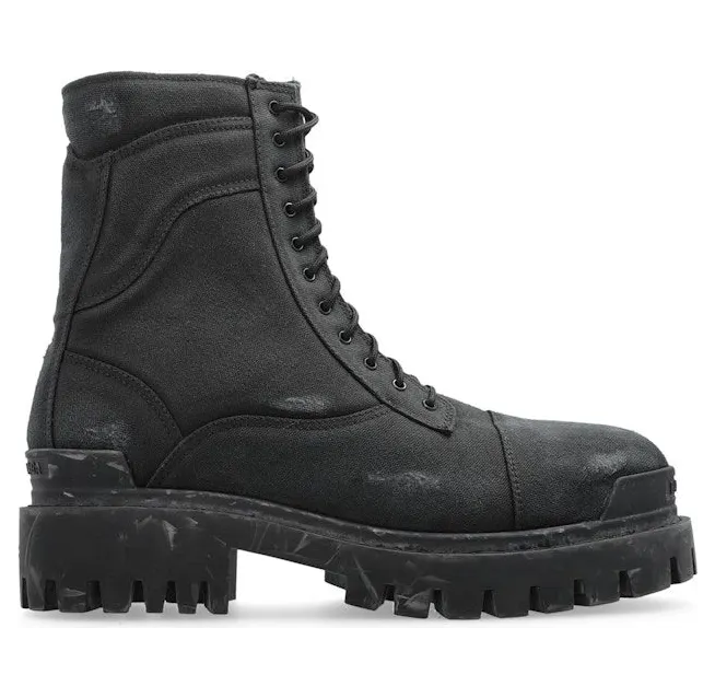 Balenciaga Combat Strike 20mm Boot Black (694042W2H111000)