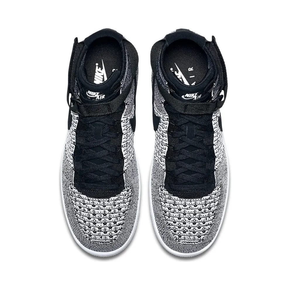 Nike Af1 Ultra Flyknit Mid Black/Black-White