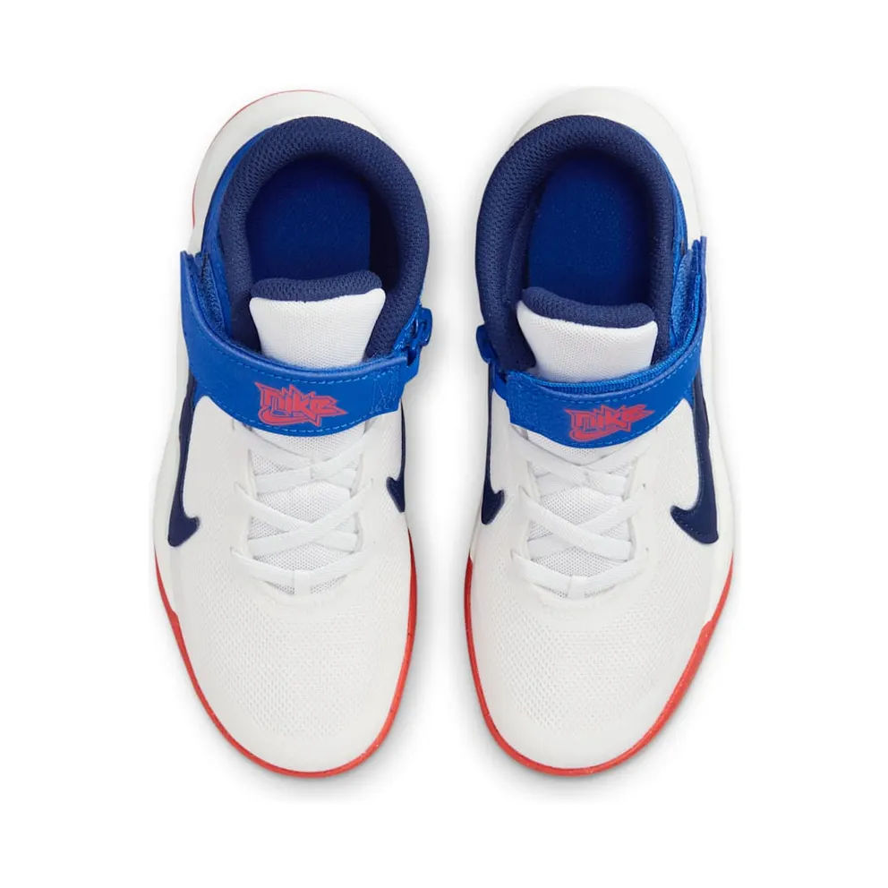 Nike Team Hustle D 10 FlyEase Younger Kids’ Easy On/Off White (DD7302-103)