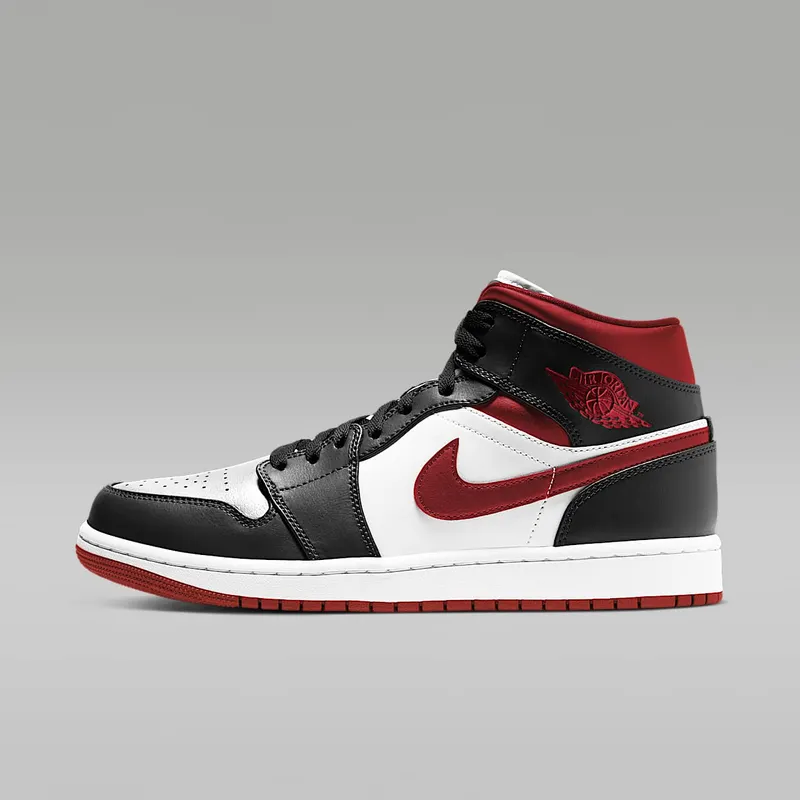 Air Jordan 1 Mid Gym Red (GS) (DJ4695-122)