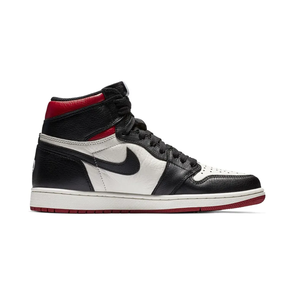 Air Jordan Nike AJ I 1 Retro High ‘Not For Resale’ Black Varsity Red (2018) (861428-106)