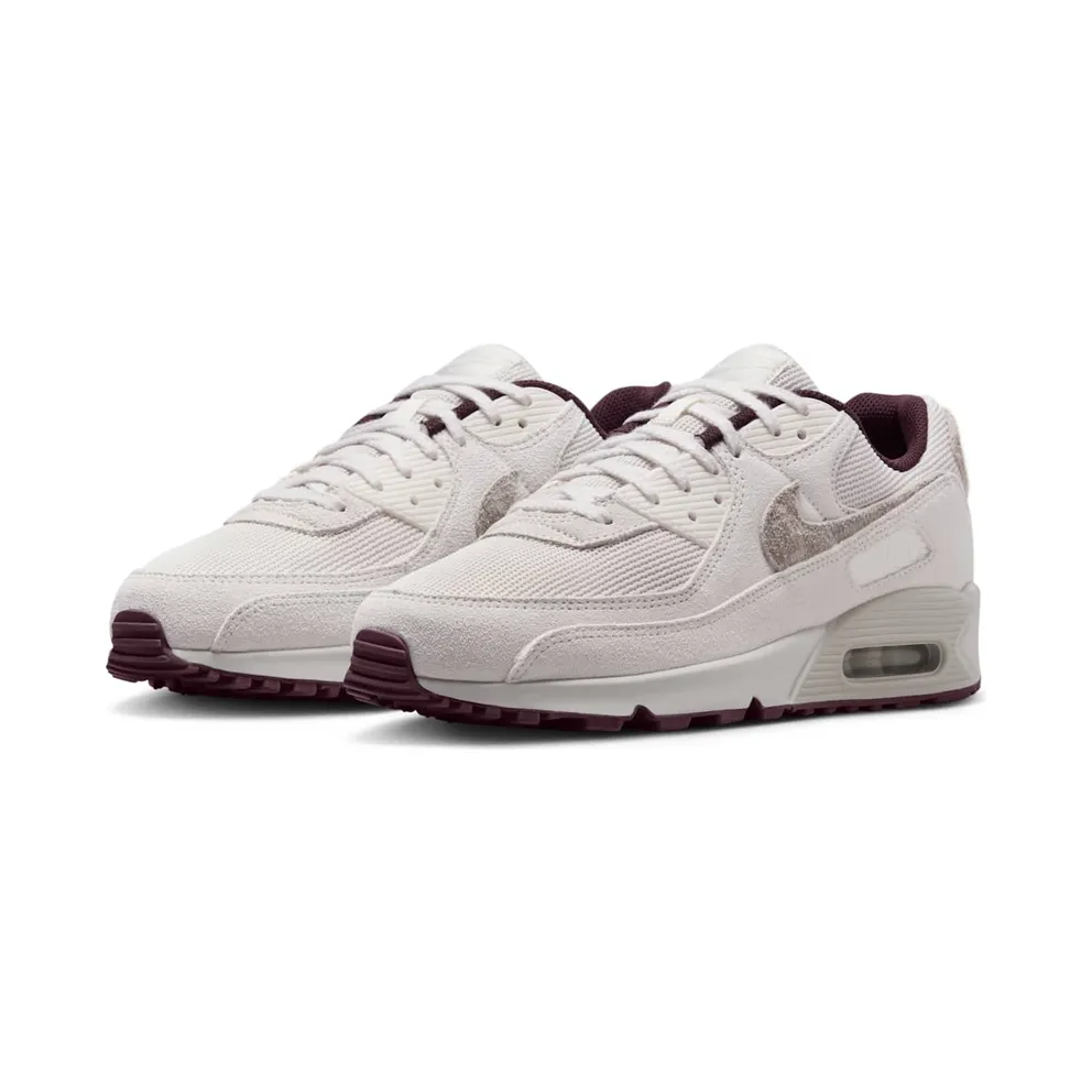 Nike Air Max 90 PRM “Burgundy Crush” (phantom / phantom / light bone) – HQ1712-001