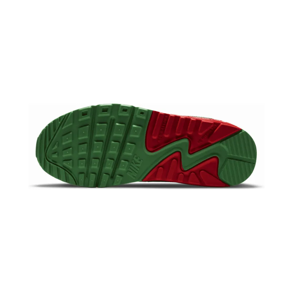 Nike Air Max 90 SE Christmas (GS) White/Dark Atomic Teal/Lucky Green (DC1621-100)