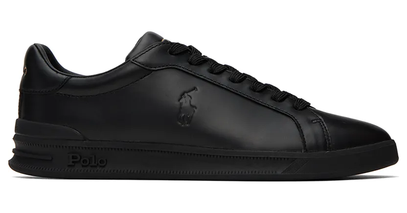 Polo Ralph Lauren Black Heritage Court II Sneakers (809845110001)