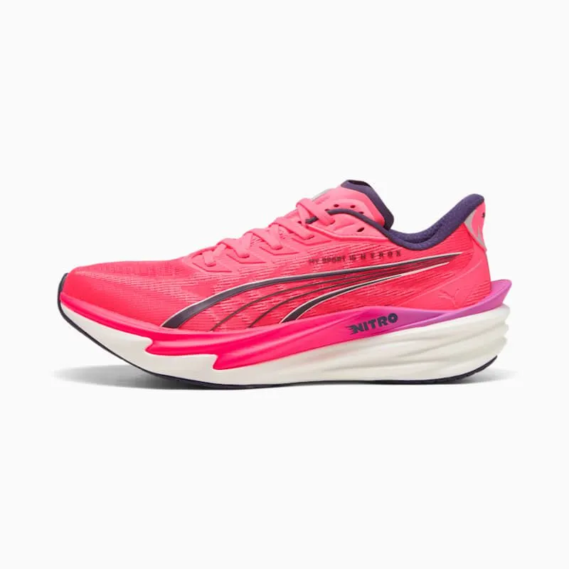 Puma Deviate NITRO 4 PUMA X HYROX White/ Electric Orchid/ Pink (31290601)