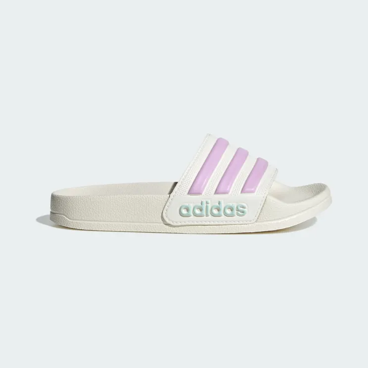 adidas Adilette Shower Slides “Off White / Bliss Lilac / Halo Mint” (JP5784)