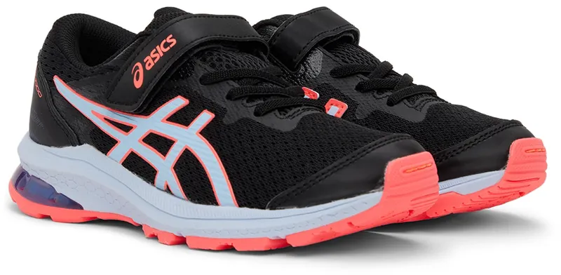 Asics Kids Black & Blue GT-1000 Little Kids (1014A191-009)