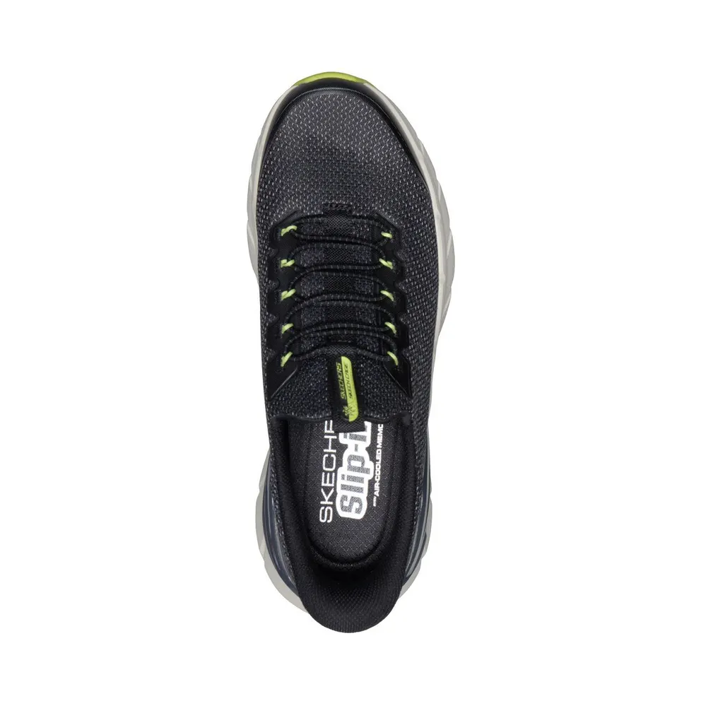 Skechers Slip-ins: Skech Cage “Covra Sneaker Black / Limoen” (233271BKLM)