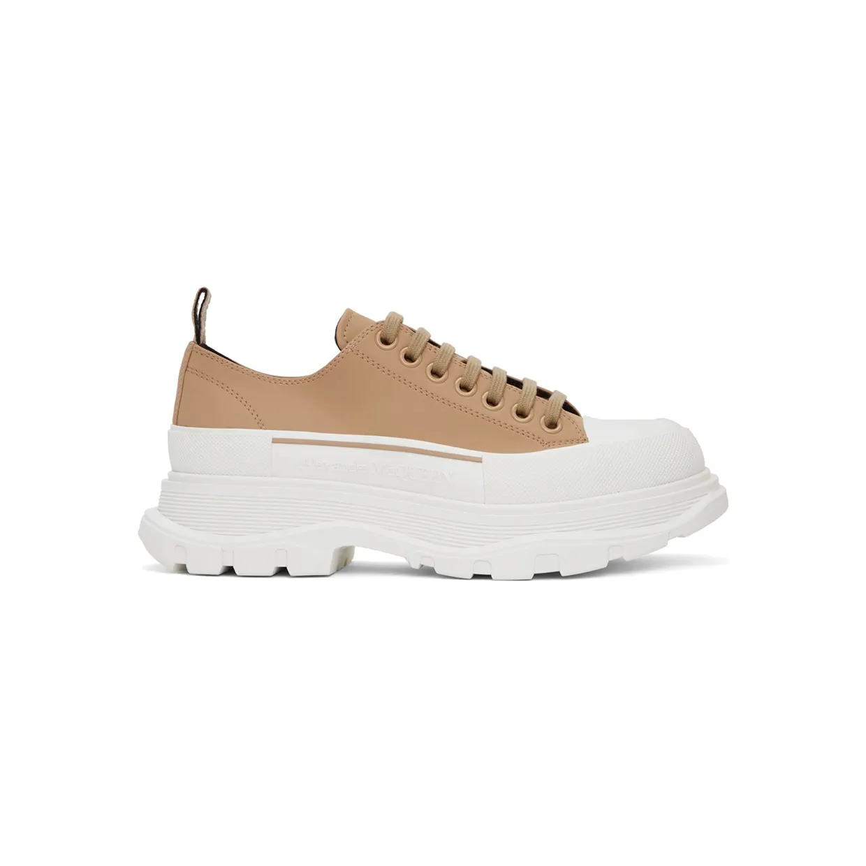 Alexander McQueen Brown Tread Slick Low Sneakers (682418W4RJ4)