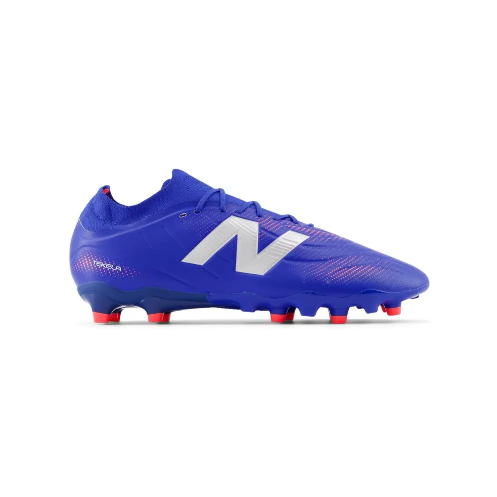 New Balance Tekela Team Low Laced FG V5 Blue Gemstone Energy Red Silver (ST3FMP5)