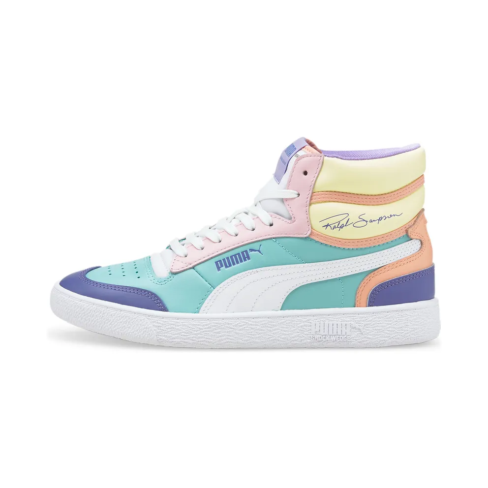Puma Ralph Sampson Mid Blue/Pink/White (37084723)