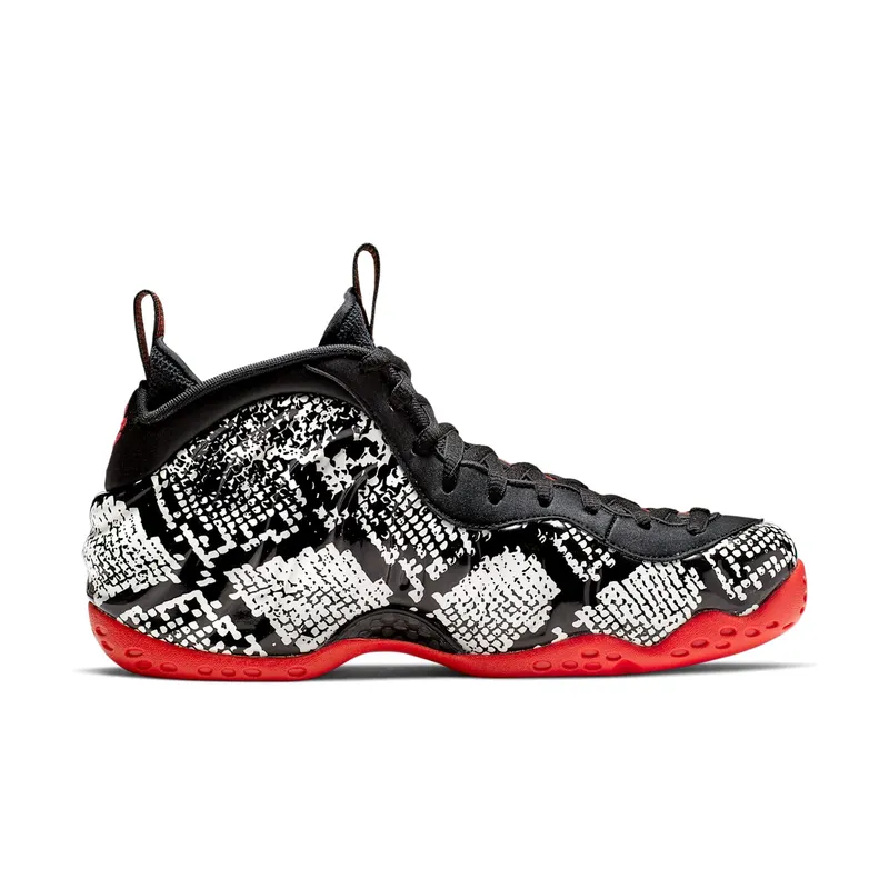 Nike Air Foamposite One Albino Snakeskin Sail/Habanero Red-Black (314996-101)