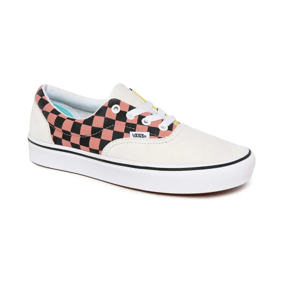 VANS Mixed Media Comfycush Era Shoes (White)