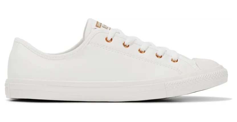 Converse Dainty Chuck Taylor All Star Low Top voor dames White/white/white (566432C)