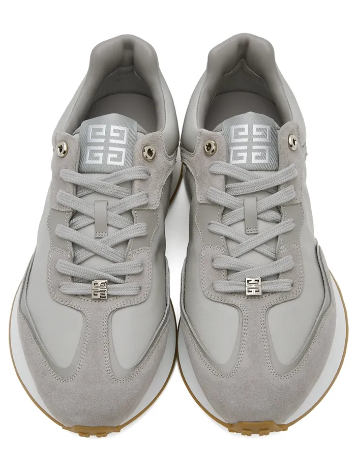 Givenchy Grey GIV Runner Sneakers (BH005CH0WM) (5)