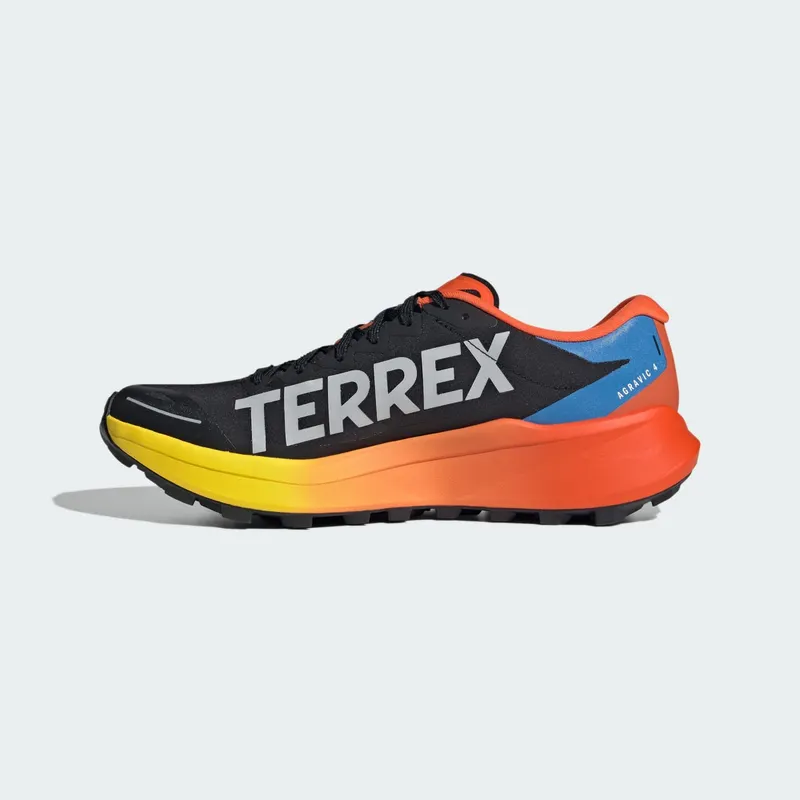 Adidas Terrex Agravic 4 Trailrunningschoenen Core Black / Grey Two / Semi Impact Orange (KJ1291)