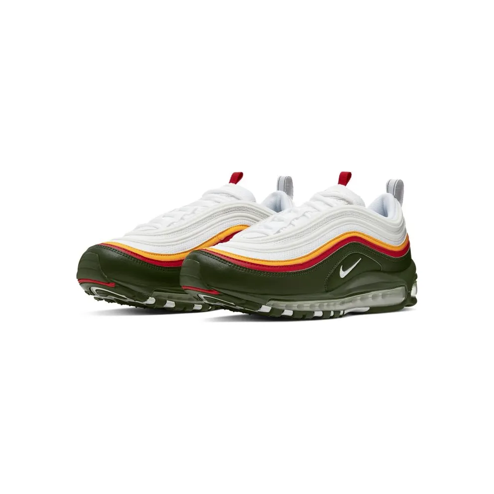 Nike Air Max 97 Ratatouille White/Dynamic Yellow-Evergreen (CK0224-100)