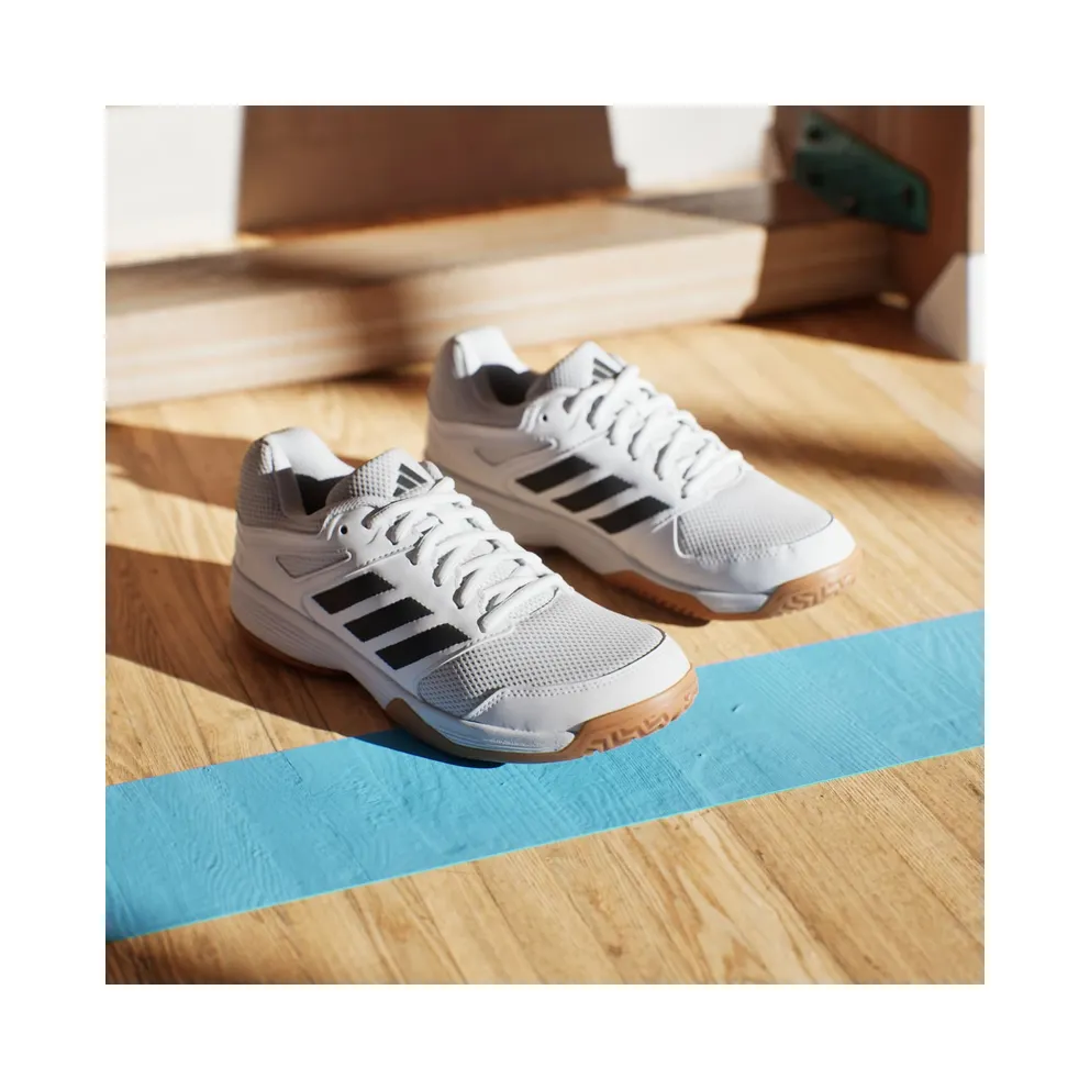 Adidas Speedcourt Indoor Kids Cloud White / Core Black / Gum (IE8034)