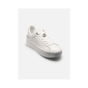 Michael Kors Dottie met reptiel-effect en plateauzool “White” (43R6DTFS1L085)