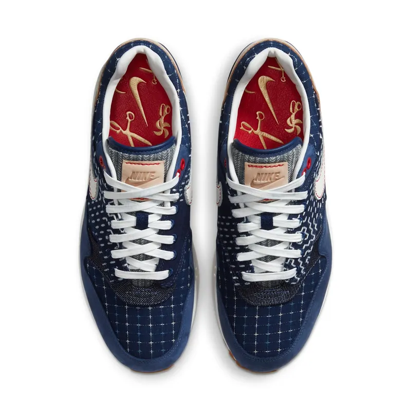 Nike Air Max 1 Denham Blue Void/Sail-Coastal Blue-Vachetta Tan (CW7603-400)