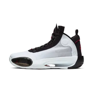 Jordan XXXIV “White / Black / University Red” (BQ3384-100)