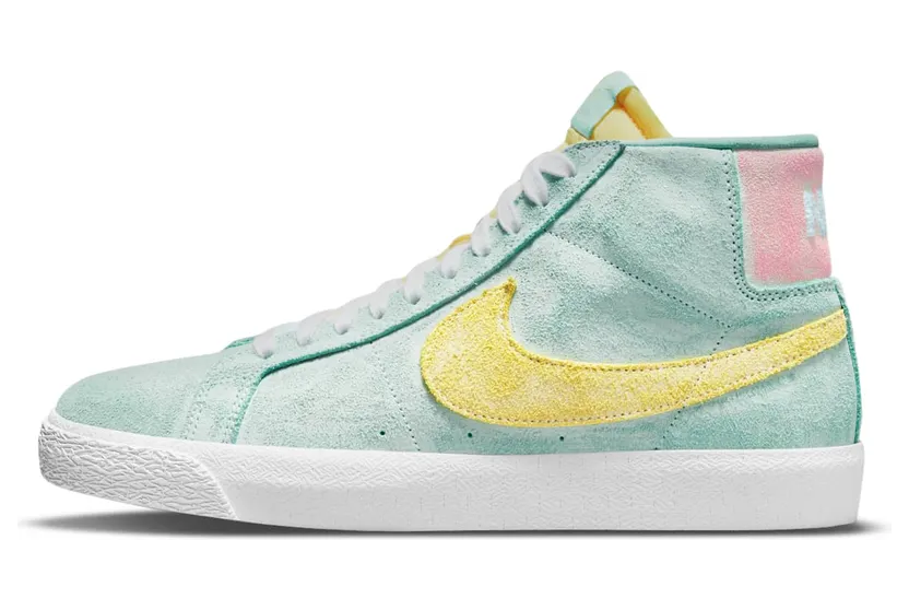 Nike SB Blazer Mid Faded Light Dew – “Light Dew / Green Glow” (DA1839-300)