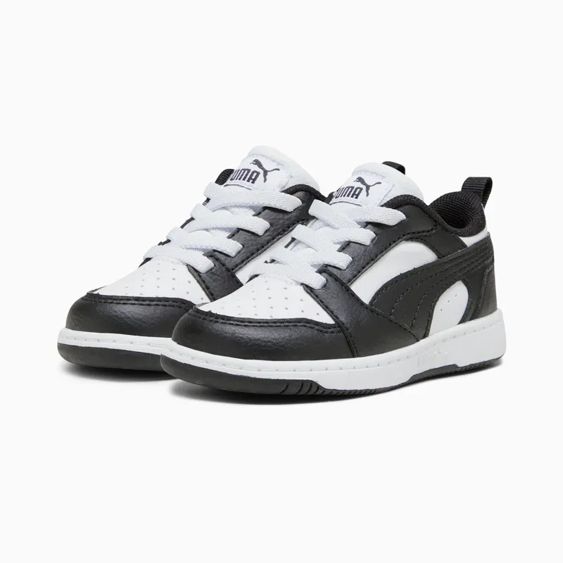 Puma Rebound V6 Lo White/Black (393835-01)