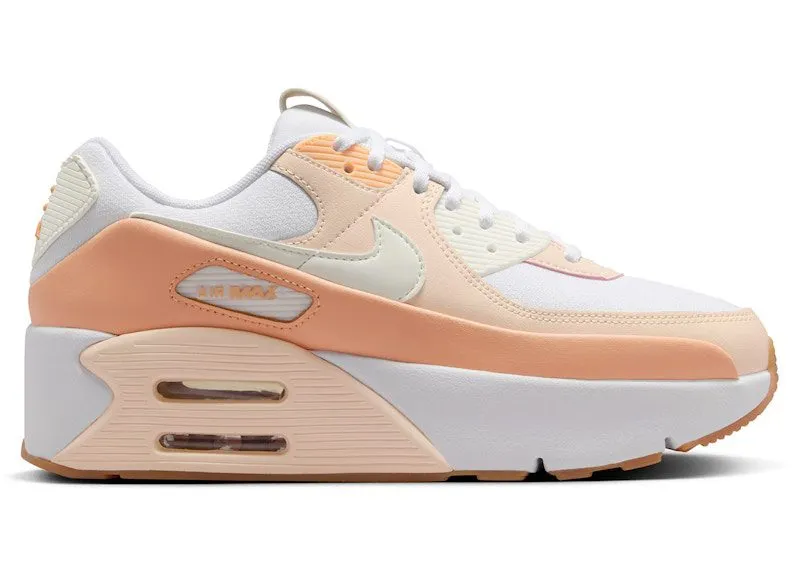 Nike Air Max 90 LV8 White Barely Orange Chalk Sail (FD4328-116)