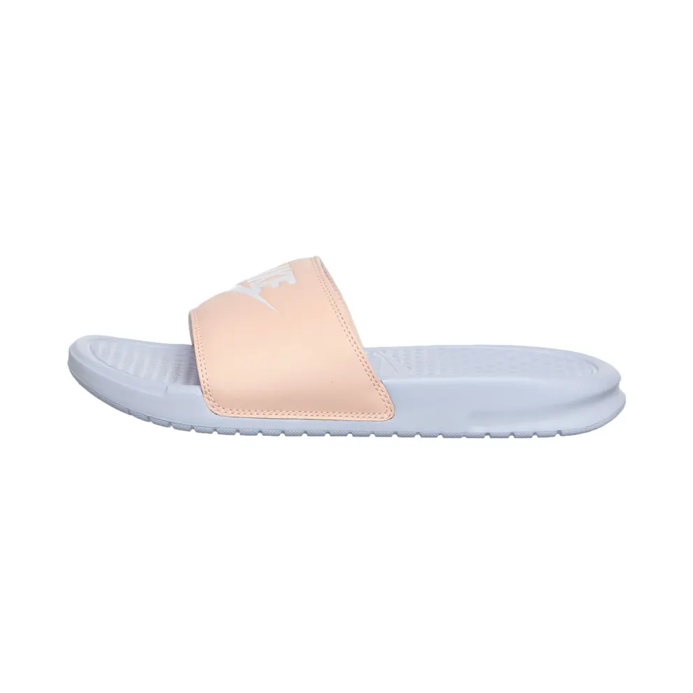 Nike Benassi JDI “Hydrogen Blue / Washed Coral / White” (343881-412)