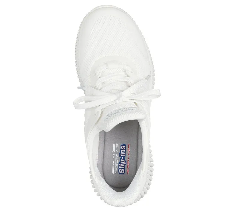 Skechers Slip-ins: BOBS Geo Lite – Divine Pace – White – “White” (117413 WHT)