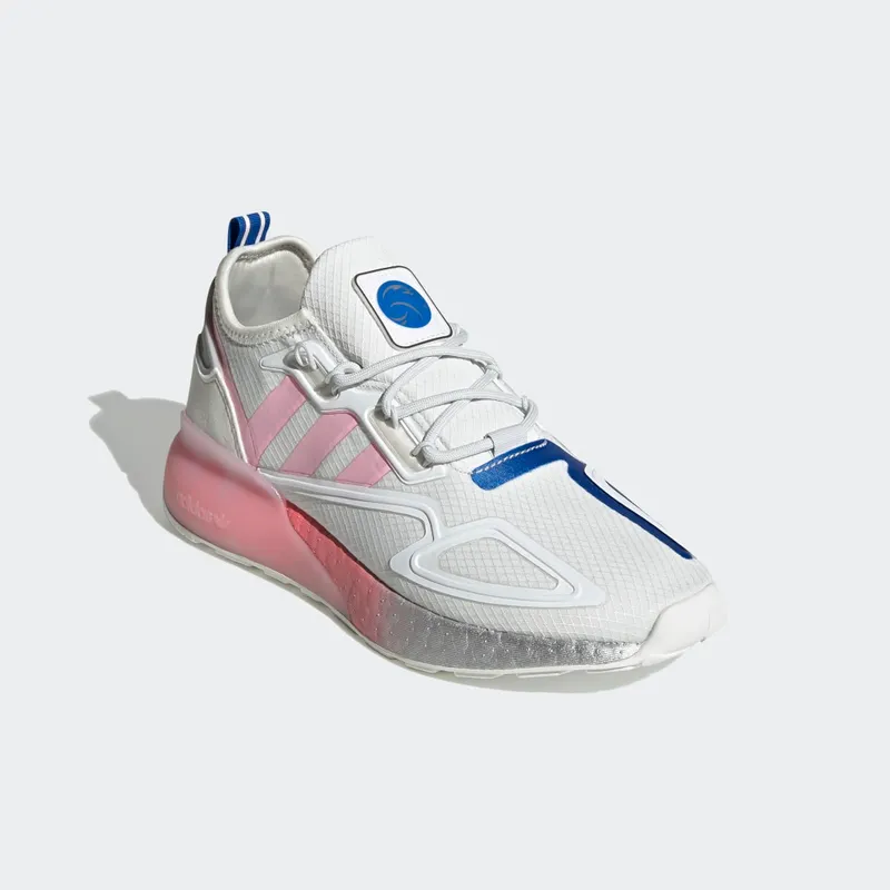 Adidas ZX 2K Boost Crystal White / True Pink / Matte Silver (FZ3900)