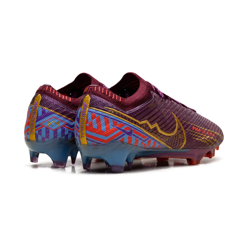 Nike Zoom Mercurial Vapor 15 Elite KM FG Cleats “Mbappe Dark Beetroot” (DR9996-694)