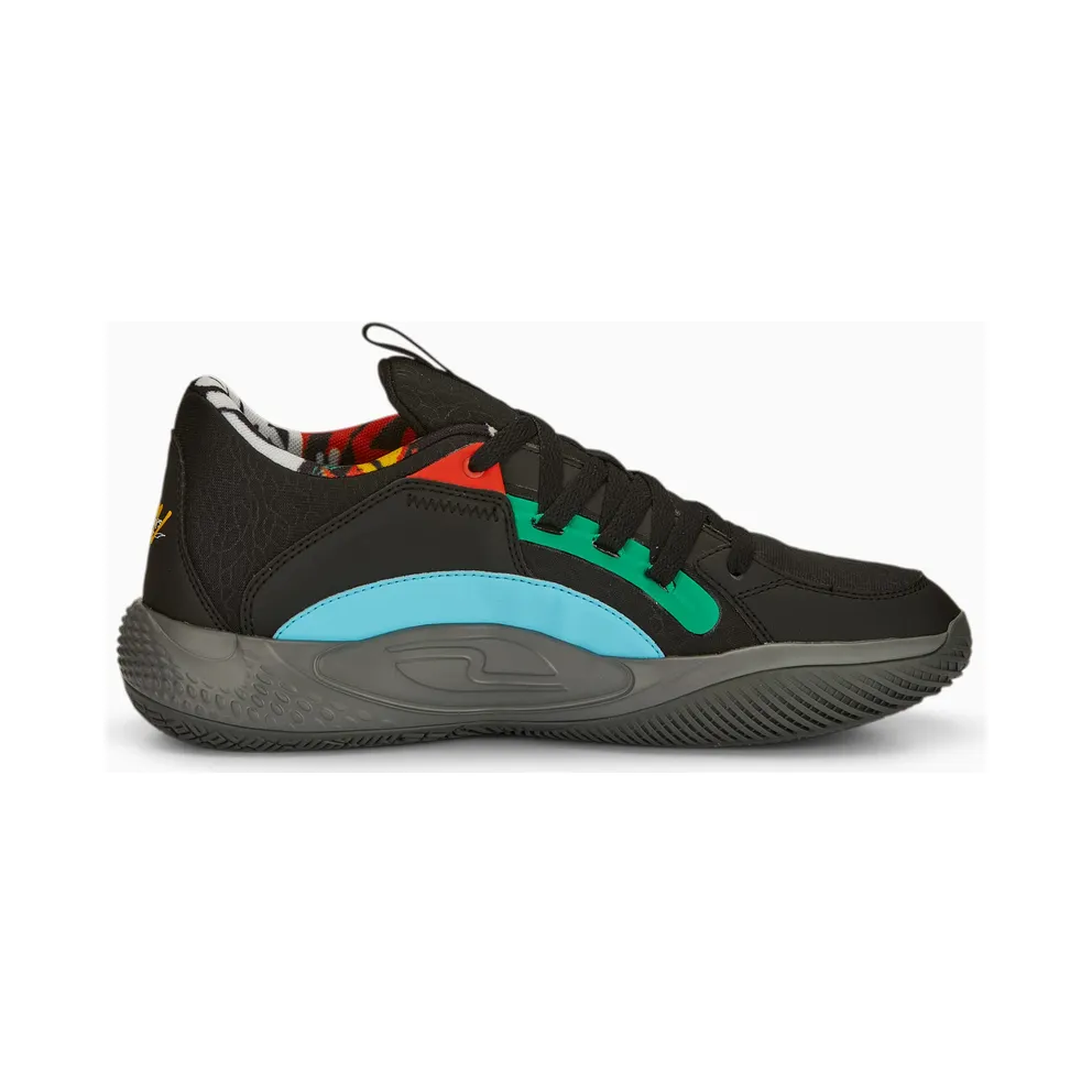 Puma Court Rider Chaos Black Basketball Shoes Black (37826501)