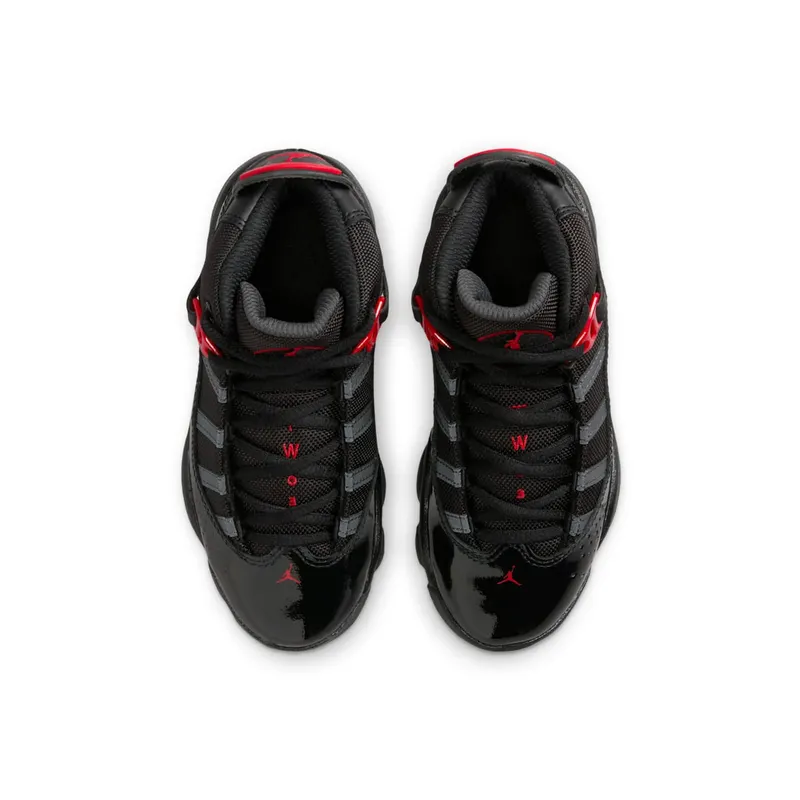 Jordan 6 Rings Black Anthracite Fire Red (323432-026)