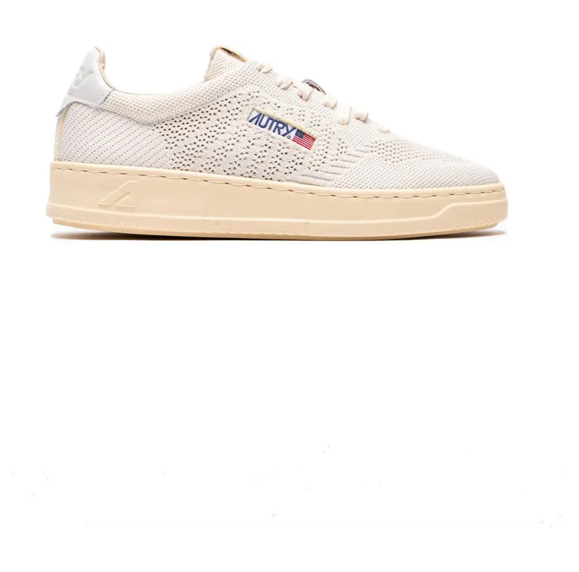 Autry Easeknit Low “White / Ivory” (EKLWKN08)