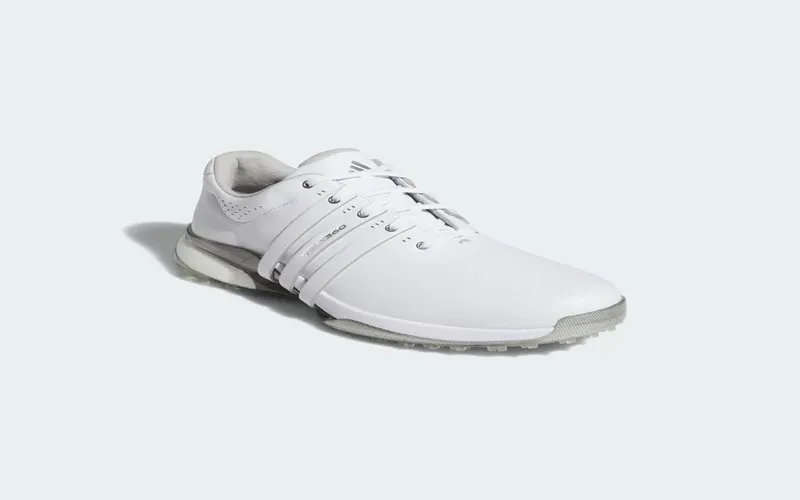 adidas Tour360 25 Spikeless Golf Cloud White Silver Metallic (IH0935)