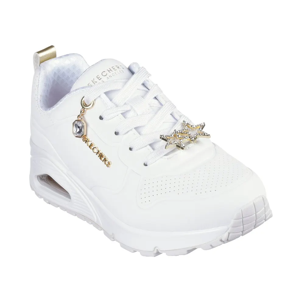 Skechers UNO Gen1 – Trendy Jewels Sneaker White/Gold