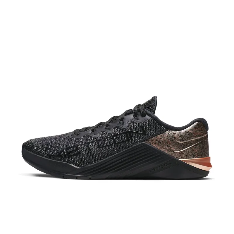 Nike Metcon 5 ‘Black Rose Gold’ Black/Black-Metallic Red Bronze (AT3145-060)
