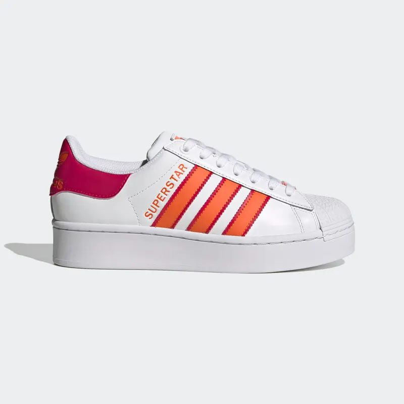Adidas Superstar Bold ‘K-Pop Pack Cloud White/Orange/Bold Pink (H69045)